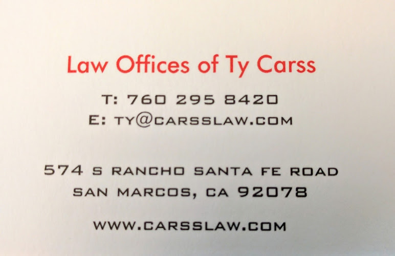 285251 law offices of ty carss
