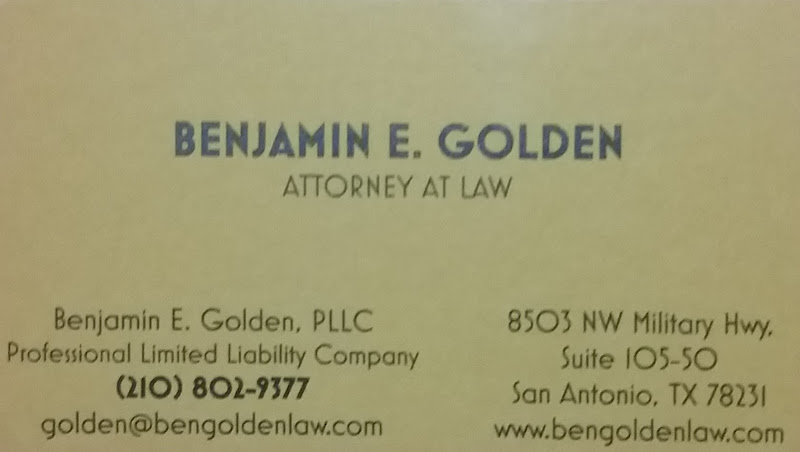 60977 san antonio probate attorney 8211 benjamin e. golden pllc