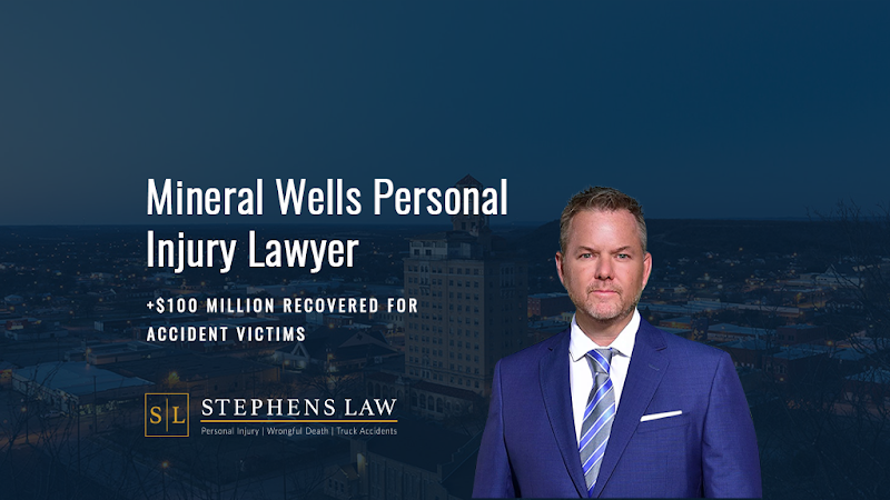 62636 stephens law personal injury wrongful death truck accidents mineral wells office