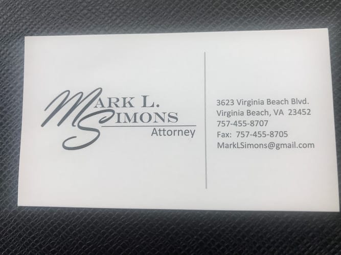 422756 the law office of mark l. simons p.c