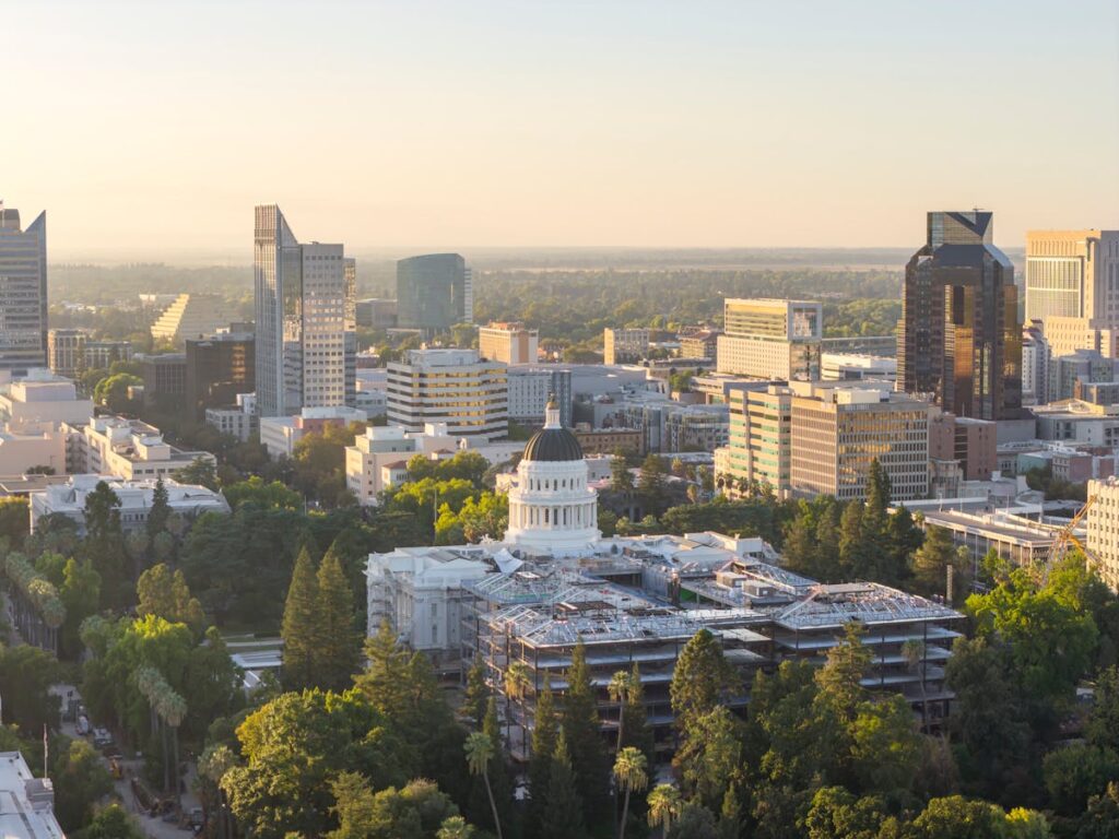 Sacramento California State Capitol building at sunset   criminal defense lawyers