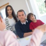 Family consulting with a professional in Phoenix Arizona