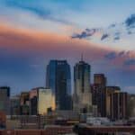 Denver cityscape with skyscrapers at sunset  bankruptcy attorney Denver guide