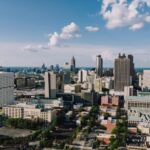 Atlanta Georgia downtown skyline  civil rights lawyer Atlanta GA
